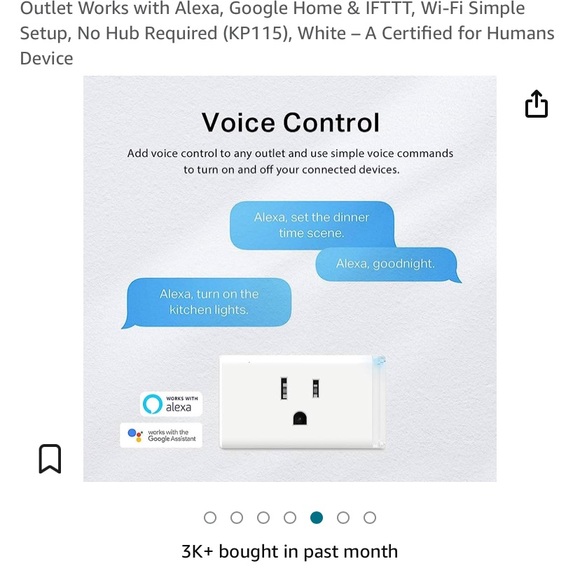 2pk Kasa Smart Wi-Fi Plug Slim‎ Energy Monitoring - Picture 5 of 14